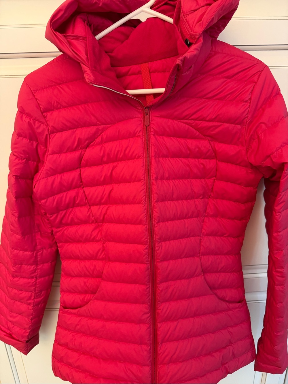 Lululemon Women's Lightweight Quilted Hooded Jacket - Pink